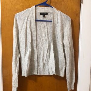 Heather gray cardigan